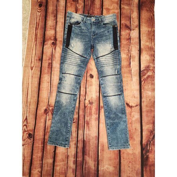 Southpole Men's Distressed Skinny Jean's Size 32x32 - Picture 2 of 6